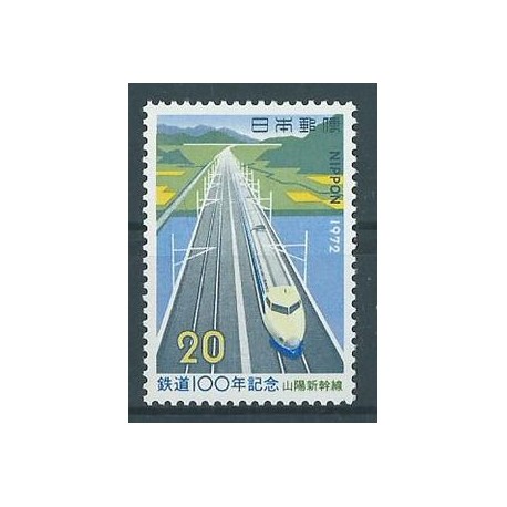 Japonia - Nr 1144 1972r - Koleje