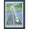 Japonia - Nr 1144 1972r - Koleje