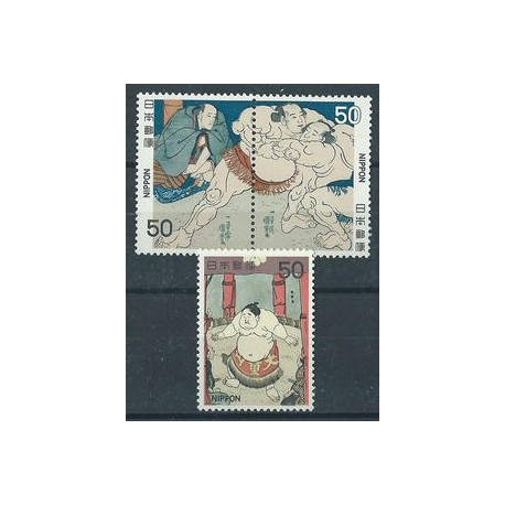 Japonia - Nr 1381 - 83 1979r - Sumo