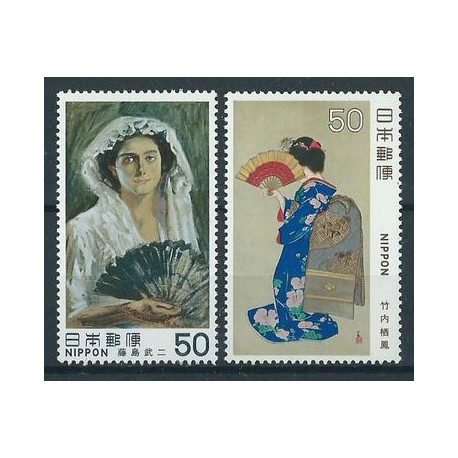 Japonia - Nr 1432 - 33 1980r - Sztuka