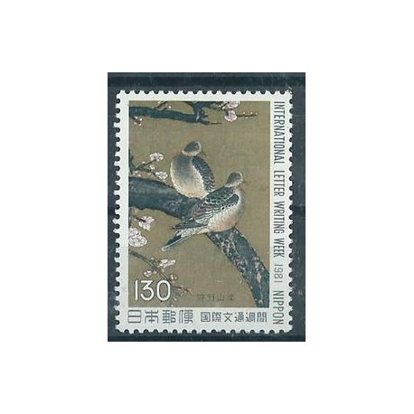 Japonia - Nr 1487 1981r - Ptaki - Malarstwo
