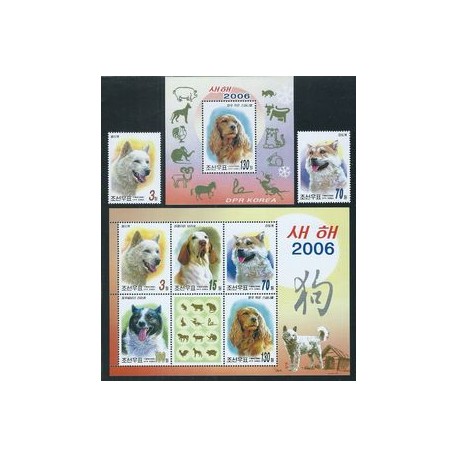 Korea N. - Nr 4973 - 74 Bl 644 - 45 2006r - Psy
