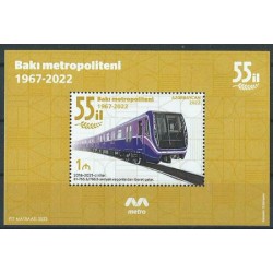Azerbejdżan - Bl 276 2022r -  Kolej