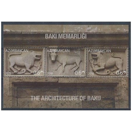Azerbejdżan - Bl 211 2019r - Architektura