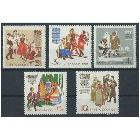 ZSRR - Nr 2442 - 46 1961r - Folklor