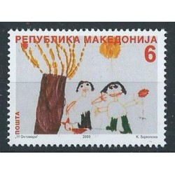 Macedonia - Nr 208 2000r - Malarstwo dzieci