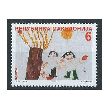 Macedonia - Nr 208 2000r - Malarstwo dzieci