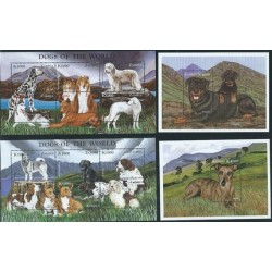 Zambia -  Nr 983 - 91 Bl 61 - 62 1999r - Psy