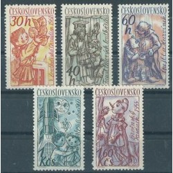 Czechosłowacja - Nr 1275- 79 1961r - Bajki