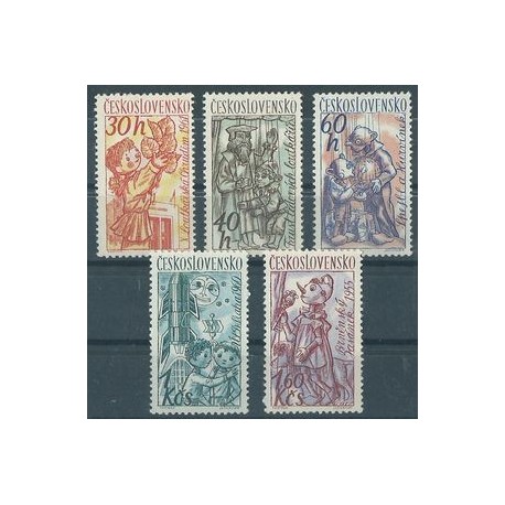 Czechosłowacja - Nr 1275- 79 1961r - Bajki