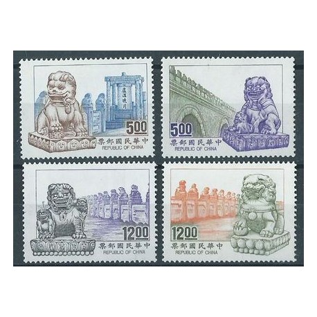 Tajwan - Nr 2062 - 65 1992r - Architektura