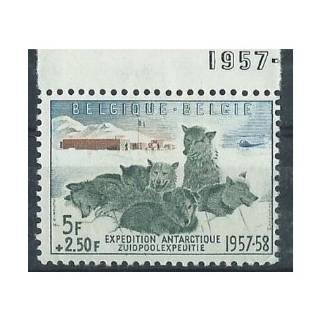 Belgia - Nr 1073 z bl 25 1957r - Psy