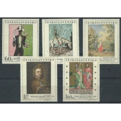 Czechosłowacja - Nr 1748 - 52 1967r - Malarstwo