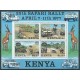 Kenya  - Bl 11 1977r - Samochody - Safari