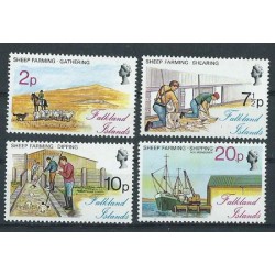 Falklandy - Nr 245 - 48 1976r - Ssaki - Pies