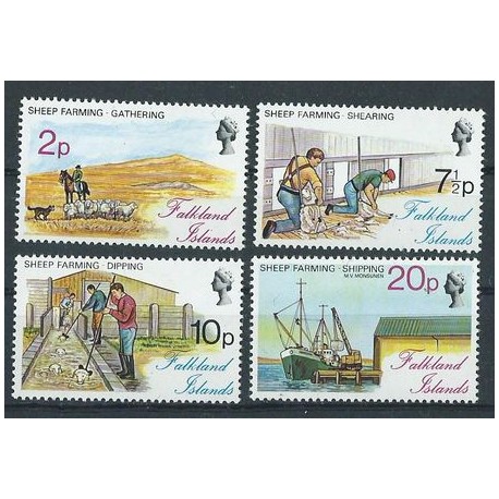 Falklandy - Nr 245 - 48 1976r - Ssaki - Pies