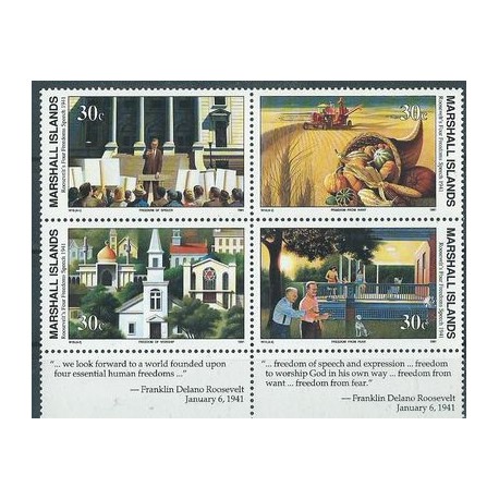 Wyspy Marshalla - Nr 338 - 41 1991r
