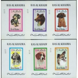 Ras al Khaima - Nr 567 - 72  6 bl 1971r - Psy