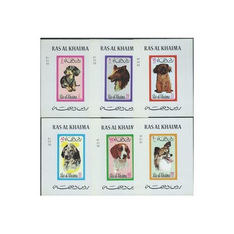 Ras al Khaima - Nr 567 - 72  6 bl 1971r - Psy