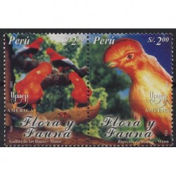 Peru - Nr 1856 - 57 2003r - Ptaki