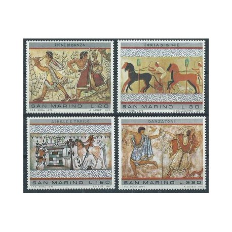 San Marino - Nr 1083 - 86 1975r - Sztuka