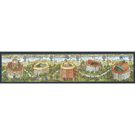 Wielka Brytania - Nr 1580 - 84 1995r - Teatr