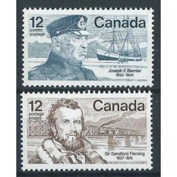 Kanada - Nr 666 - 67 1977r - Marynistyka - Kolej
