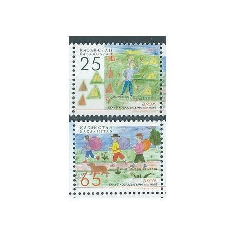 Kazachstan - Nr 580 - 81 Pasek 2007r - CEPT