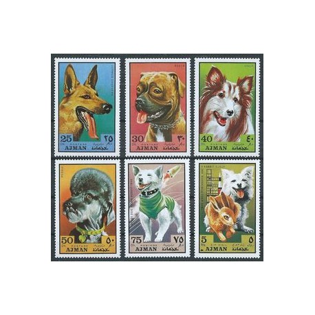 Ajman - Nr 1203 - 08 1971r - Psy