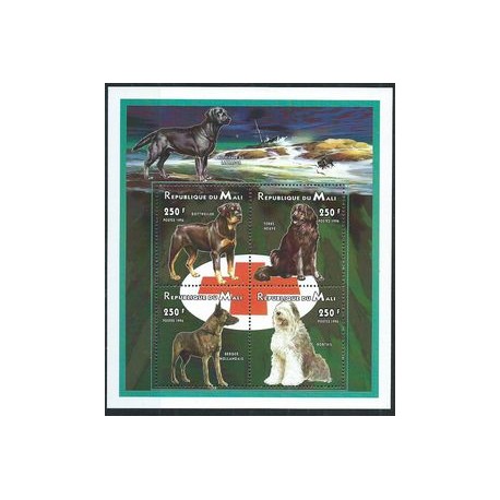 Mali - Nr 1668 - 71 1996r - Psy