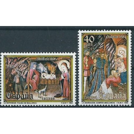 Hiszpania - Nr 2660 - 61 1984r - Boże Narodzenie