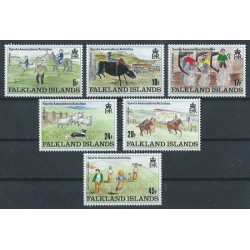 Falklandy - Nr 507 - 12 1989r - Konie -  Psy