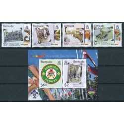 Bermudy - Nr 940 - 43 Bl 18 2007r - Skauting - Pies