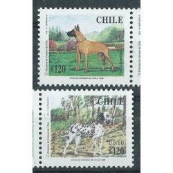 Chile - Nr 1840 - 41 Pasek 1998r - Psy