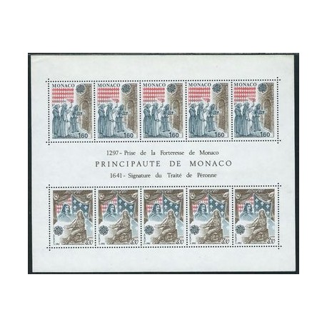 Monako - Bl 19 1982r - CEPT