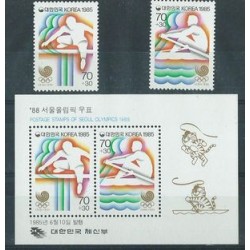 Korea S. - Nr 1410 - 11 Bl 504 1985r - Sport - Olimpiada