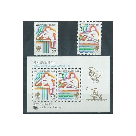 Korea S. - Nr 1410 - 11 Bl 504 1985r - Sport - Olimpiada