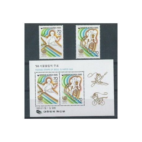 Korea S. - Nr 1427 - 28 Bl 508 1985r - Sport - Olimpiada