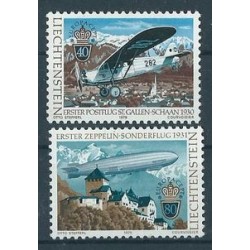 Liechtenstein - Nr 723 - 24 1979r - CEPT Samolot - Zeppelin