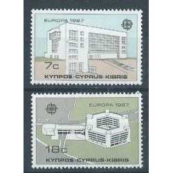 Cypr - Nr 681 - 82 1987r - CEPT - Architektura