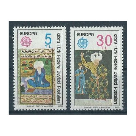 Cypr Tur. - Nr 083 - 84 1980r - CEPT -  Malarstwo