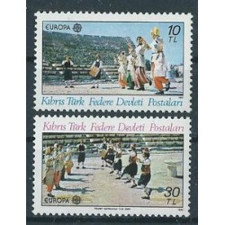 Cypr Tur. - Nr 098 - 99 1981r - CEPT - Folklor