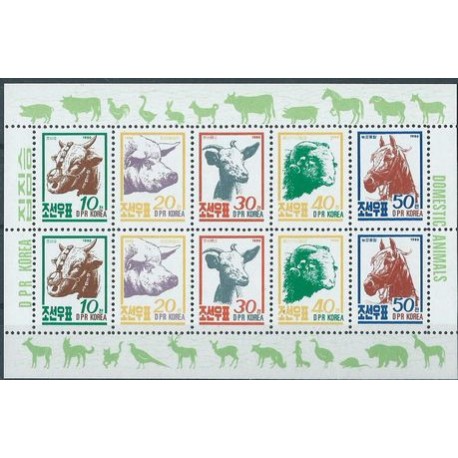 Korea N. - Nr 3143 - 47 1990r - Ssaki