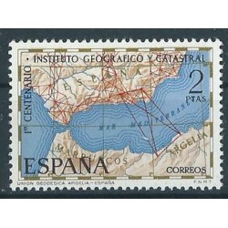 Hiszpania - Nr 1894 - 1970r - Mapa