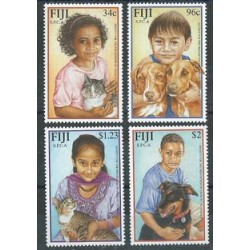 Fiji - Nr 966 - 69 2001r - Psy - Koty