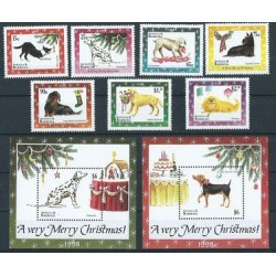 Antigua & Barbuda - Nr 2852 - 58 Bl 414 - 15 1998r - Psy