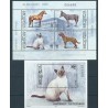 Albania - Nr 2813 - 16 Bl 132 2001r - Ssaki - Psy - Koty