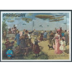Paragwaj - Bl 394 1984r - Samolot - Zeppelin