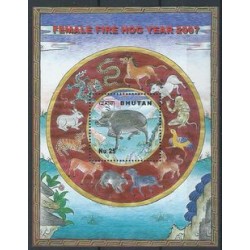 Bhutan - Bl 479 2007r - Ssaki