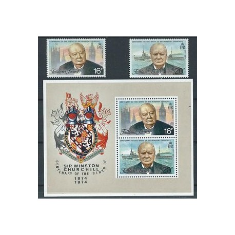 Falklandy - Nr 230 - 31 Bl 1 1974r - Marynistyka - Militaria